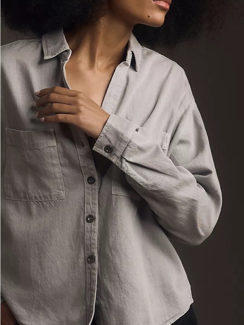 Grey Cloth & Stone Buttondown Shirt